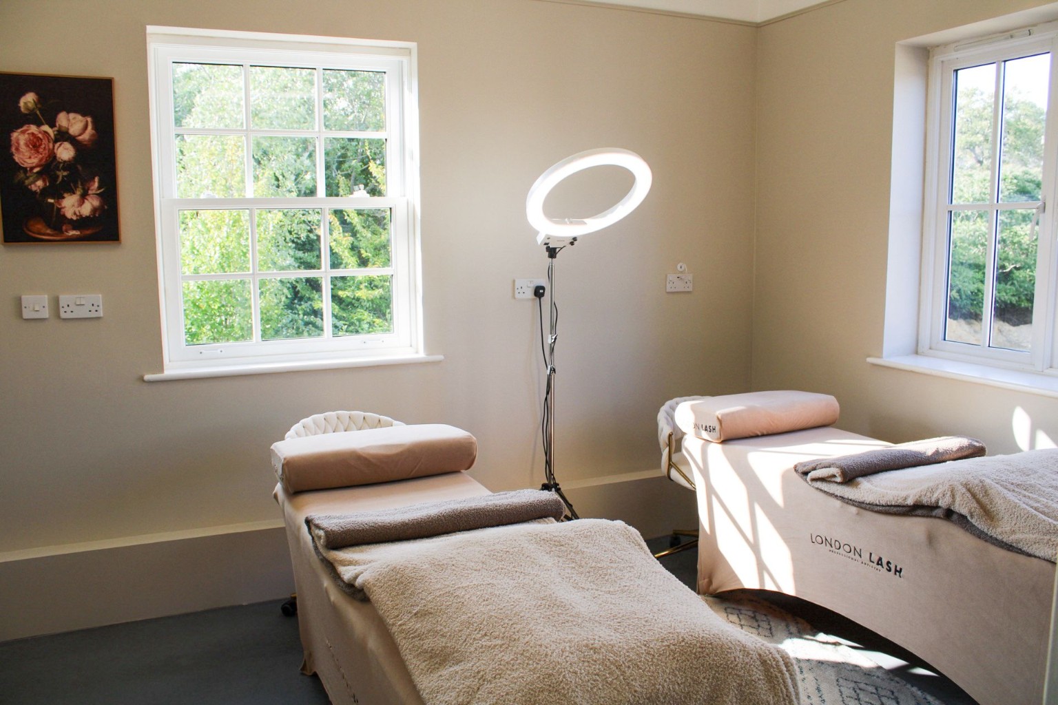 Laser treatment room at House of Beauty